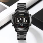 SKMEI - 2127 - Digital LED Waterproof Watch - Black/Black