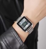 SKMEI 2136 Multi-Display Digital Chronograph Sports Watch- Silver/White - Image 5