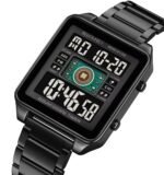 SKMEI 2136 Multi-Display Digital Chronograph Sports Watch - Black/Black