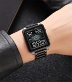 SKMEI 2136 Multi-Display Digital Chronograph Sports Watch - Black/Black - Image 3