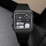 SKMEI 2198 Digital Thermometer Multifunctional Watch - Black - Image 4