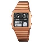 SKMEI 2198 Digital Thermometer Multifunctional Watch - rosegold