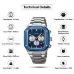SKMEI - 2201 - Square Chronograph Watch - Blue - Image 6