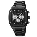 SKMEI - 2201 - Square Chronograph Watch - Black - Image 4