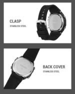 SKMEI - 2209 - Digital Step Count Pedometer Watch - Black/Black - Image 6