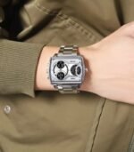 SKMEI 2229 Multi-Zone Analog Digital Sports Watch - Silver/Silver-Steel - Image 2