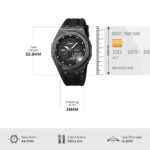 Skmei - 2243 - World time 50 Timezone - Black/Black - Image 5