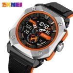 SKMEI - 2272 - Rugged Luxury Sports Watch - Black/Orange