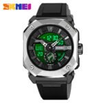 SKMEI - 2272 - Rugged Luxury Sports Watch - Silver/Black - Image 4