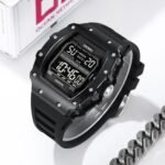 SKMEI 2296 Digital Sports Countdown Timer Watch - bright/black/black - Image 3