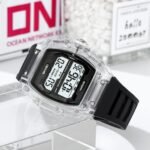 SKMEI 2296 Digital Sports Countdown Timer Watch - white/transparent/black - Image 3