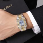 SKMEI - 2335 - Digital Multifunction Stainless Steel Watch - Gold/Silver - Image 4
