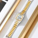 SKMEI - 2335 - Digital Multifunction Stainless Steel Watch - Gold/Silver - Image 5