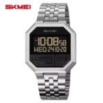 Skmei - 2350 - Digital MultifunctionalSports Watch with Dual Time - Silver - Image 3