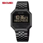 Skmei - 2350 - Digital MultifunctionalSports Watch with Dual Time - Black - Image 3