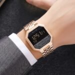 Skmei - 2350 - Digital MultifunctionalSports Watch with Dual Time - Rosegold