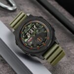 SKMEI - 2355 - High Quality Luxury Watch - ArmyGreen