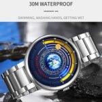 SKMEI 2361 - Earth Orbit Quartz Watch - Silver - Image 5