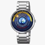 SKMEI 2361 - Earth Orbit Quartz Watch - Silver - Image 2