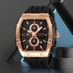 SKMEI - 2363 - High Quality Luxury Watch - Rosegold - Image 3