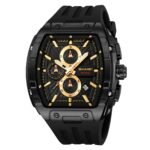 SKMEI - 2363 - High Quality Luxury Watch - Black/Gold - Image 2