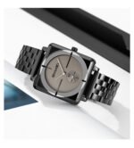 Skmei - 2413 - Minimal Elegant Square Design - Black/Titanium - Image 2