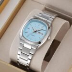 SKMEI 2420 Unisex Analog Quartz Day-Date Watch - Silver/Blue - Image 2
