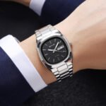 SKMEI 2420 Unisex Analog Quartz Day-Date Watch - Silver/Black