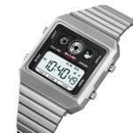 SKMEI 2450 - Classic Retro Digital Watch - Silver
