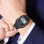 SKMEI - 2450 - Classic Retro Digital Watch - Black - Image 2