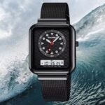 SKMEI - 2466 - Dual Display Time Quartz Watch - Black - Image 4