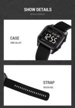 Skmei - 2496 - Digital LED Waterproof Watch - Black/Black - Image 6