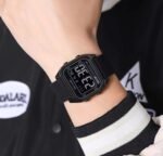 Skmei - 2496 - Digital LED Waterproof Watch - Black/Black - Image 5