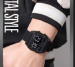 Skmei - 2496 - Digital LED Waterproof Watch - Black/Black - Image 4