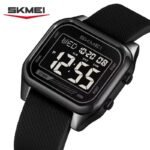 Skmei - 2496 - Digital LED Waterproof Watch - Black/Black
