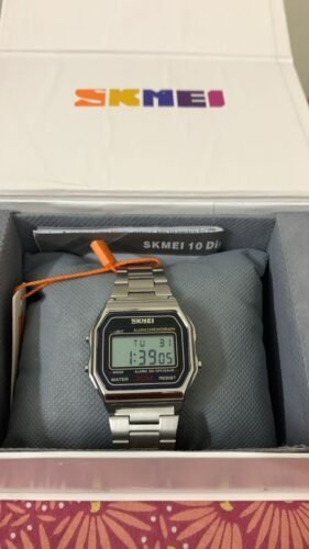 Skmei - 1123 - Digital Stainless Steel Watch - Silver photo review