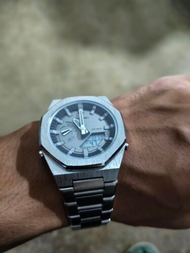 Skmei - 1816 - Dual Display luminous waterproofs 50+ timezone - Silver/Black photo review