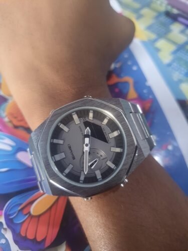 Skmei - 1816 - Dual Display luminous waterproofs 50+ timezone - Silver/Black photo review