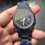 Skmei - 1816 - Dual Display luminous waterproofs 50+ timezone - Black/Black-White photo review