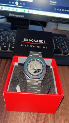 Skmei - 1816 - Dual Display luminous waterproofs 50+ timezone - Silver/Black photo review