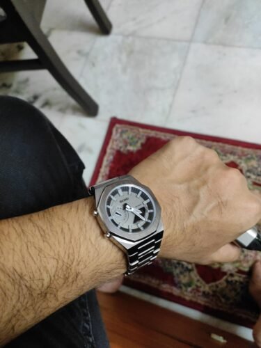 Skmei - 1816 - Dual Display luminous waterproofs 50+ timezone - Silver/Black photo review