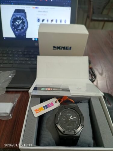 Skmei - 2243 - World time 50 Timezone - Black/Black photo review