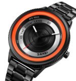 SKMEI - 9267 - Camera Lens Inspired Unique Wristwatch - orange - Image 2