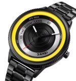SKMEI - 9267 - Camera Lens Inspired Unique Wristwatch - yellow - Image 2