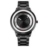 SKMEI - 9267 - Camera Lens Inspired Unique Wristwatch - white