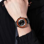 SKMEI - 9267 - Camera Lens Inspired Unique Wristwatch - orange - Image 3