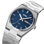 SKMEI - 9288 - Business Class Luxury Watch - Silver/Blue - Image 9