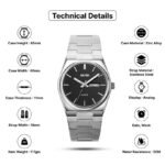 SKMEI - 9288 - Business Class Luxury Watch - Silver/Black - Image 7