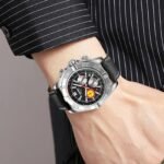 SKMEI - 9322 - Male Wristwatch Business Sport Chronograph - Silver/Black - Image 5