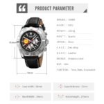 SKMEI - 9322 - Male Wristwatch Business Sport Chronograph - Silver/Black - Image 4